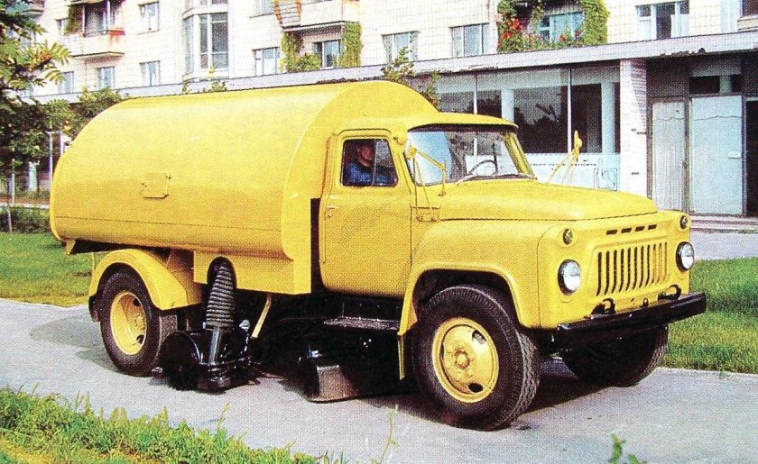 ГАЗ 53 подметально-уборочная машина