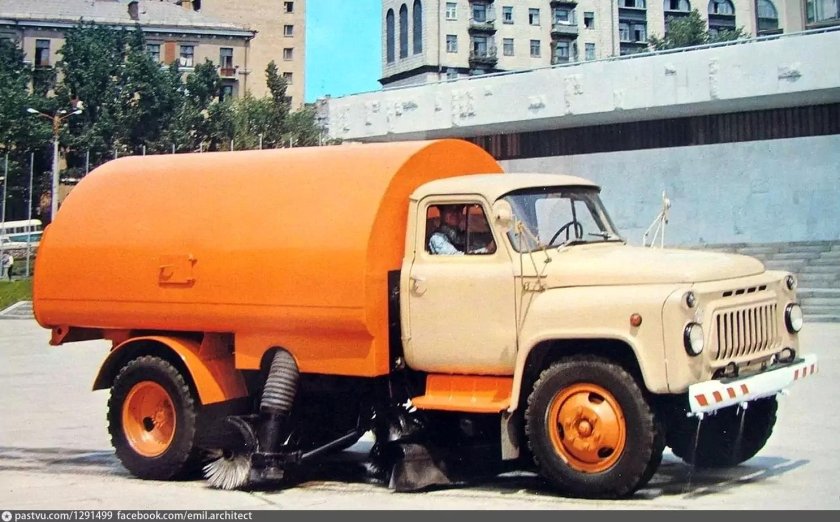 ПУ-53 уборочная машина ГАЗ 53