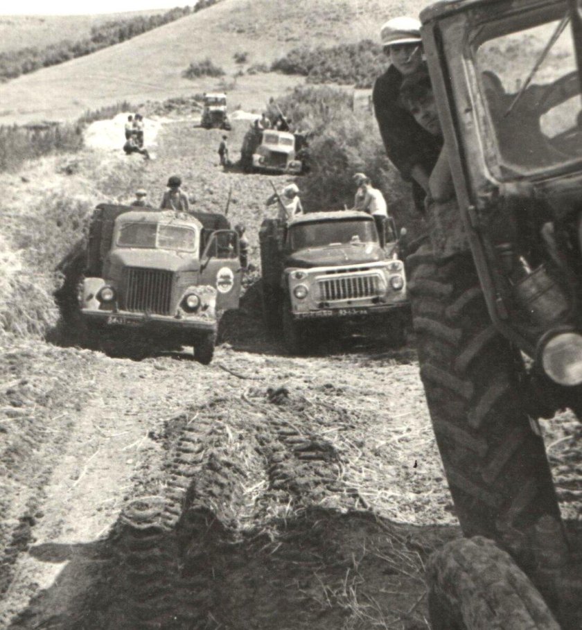 ГАЗ 53 В колхозе