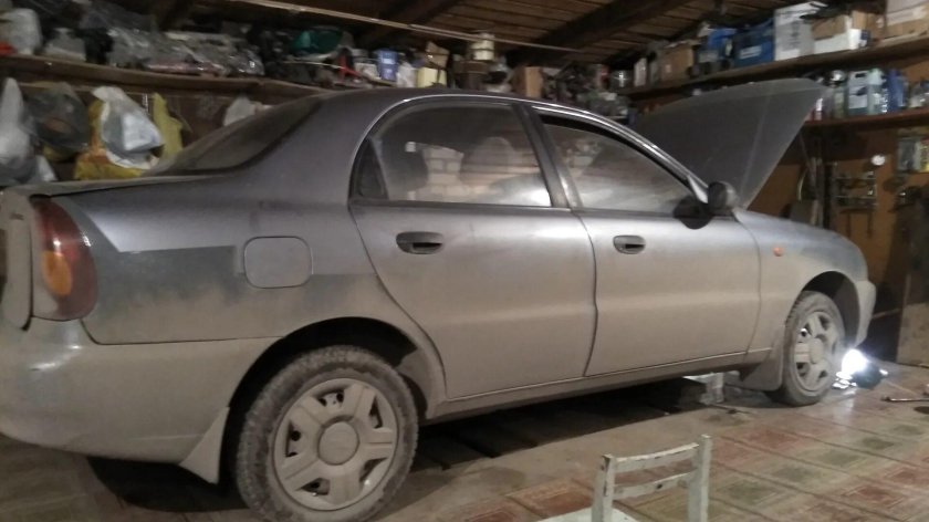 Лифт подвески Ланос