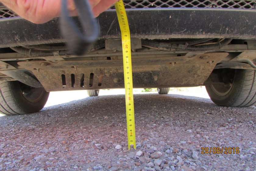 Део Нексия дорожный просвет