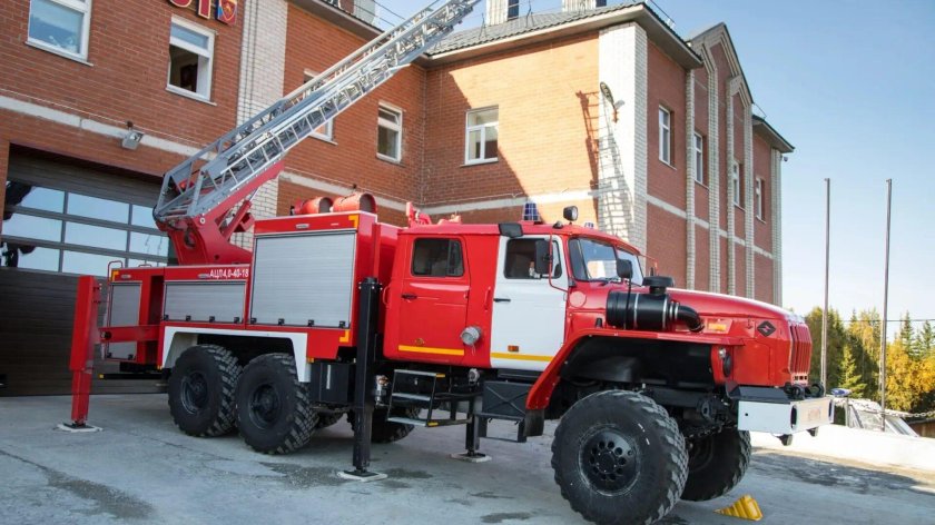 Урал 4320 пожарный