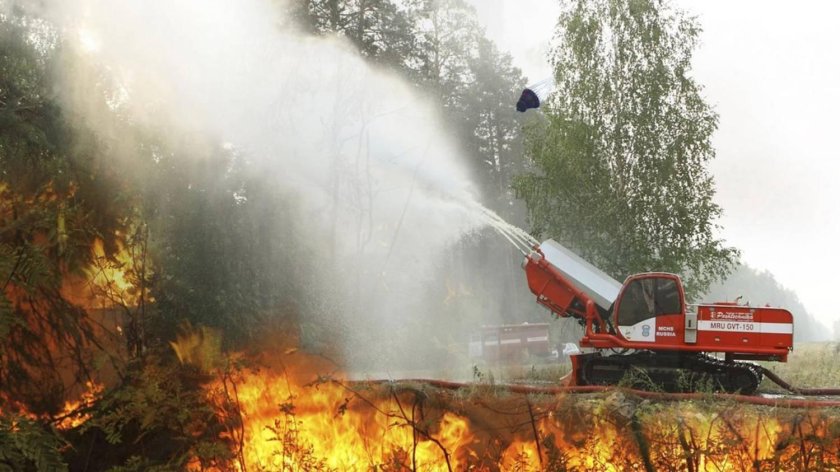 Мчс россии тушение лесных пожаров