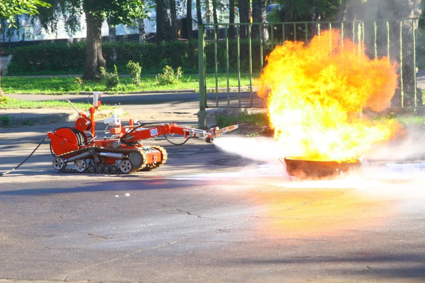 Робототехнический комплекс пожаротушения «мруп 112»