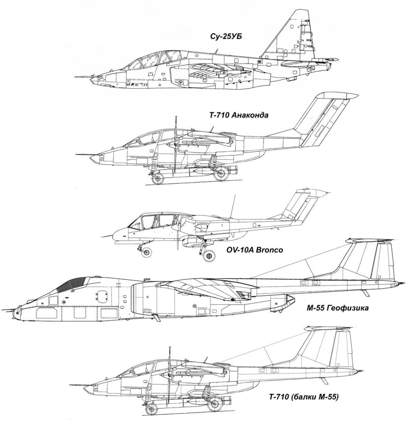 Истребителя КБ Грунина т-710 "Анаконда"