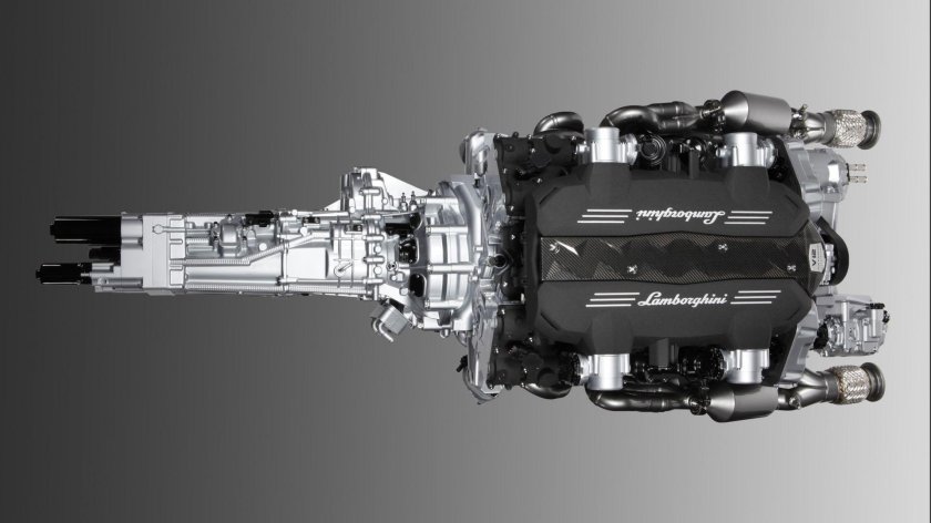 Мотор v12 Lamborghini Aventador