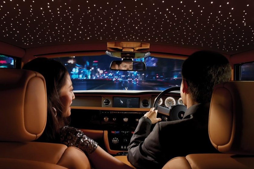 Звездное небо Роллс Ройс