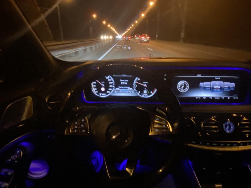 Ночной салон Mercedes w222