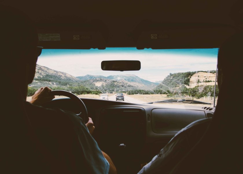 Вид из окна машины