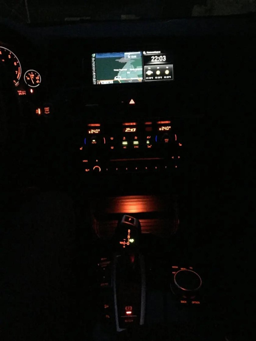 Х5 е53 салон ночью