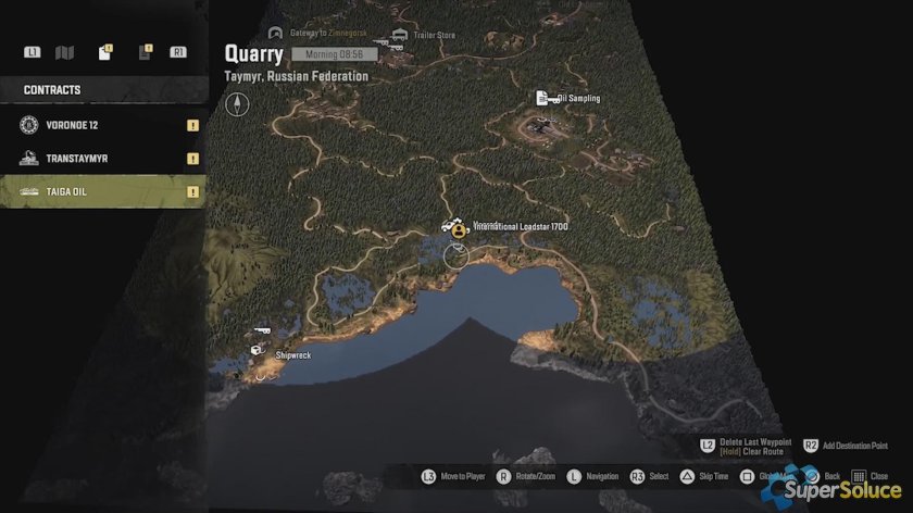 Snowrunner интерактивная карта