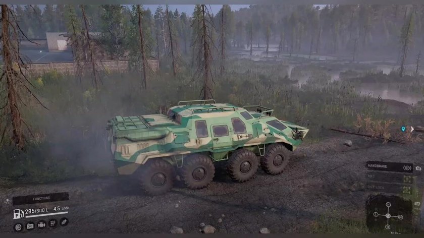 БТР-80 В SNOWRUNNER