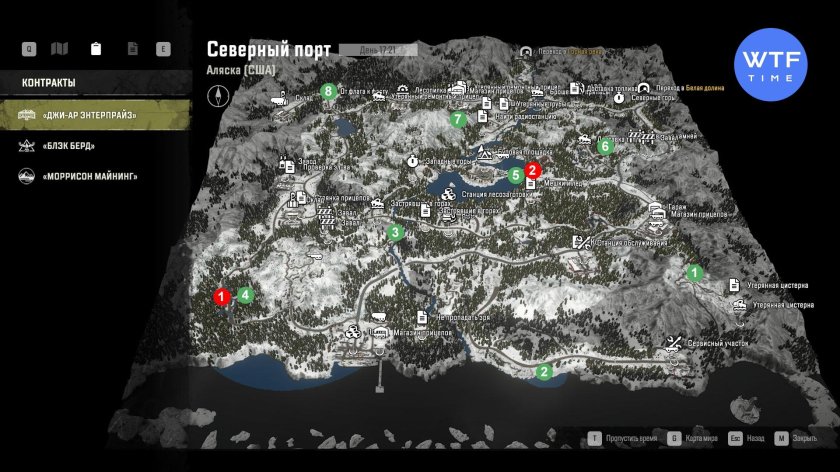 SNOWRUNNER улучшения на карте Аляска