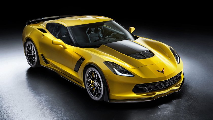 Chevrolet Corvette c7 Yellow