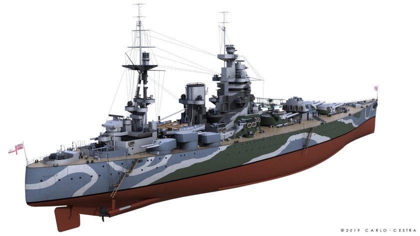 Линкор HMS Rodney