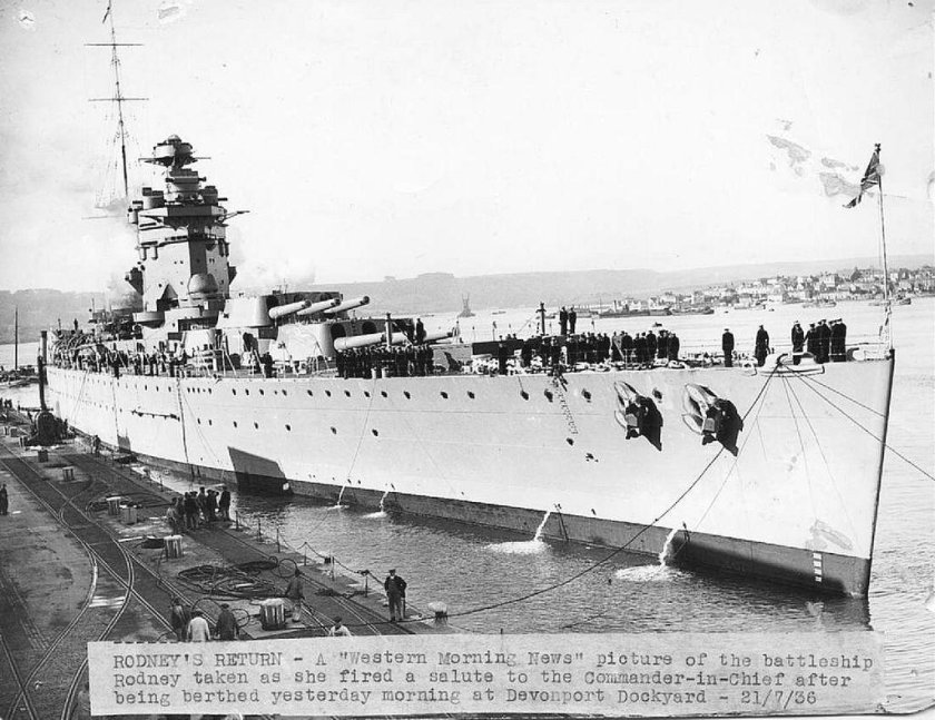 Линкор HMS Rodney