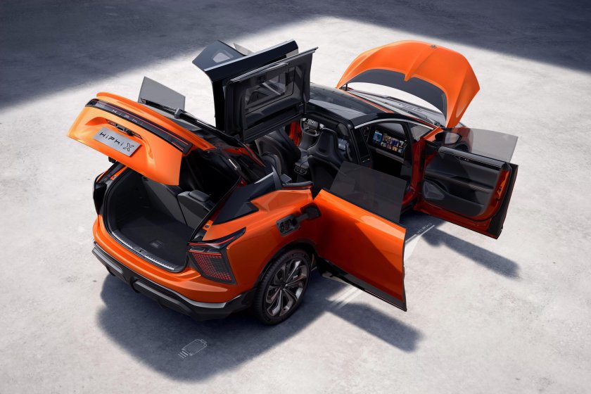 Китайский электромобиль hiphi