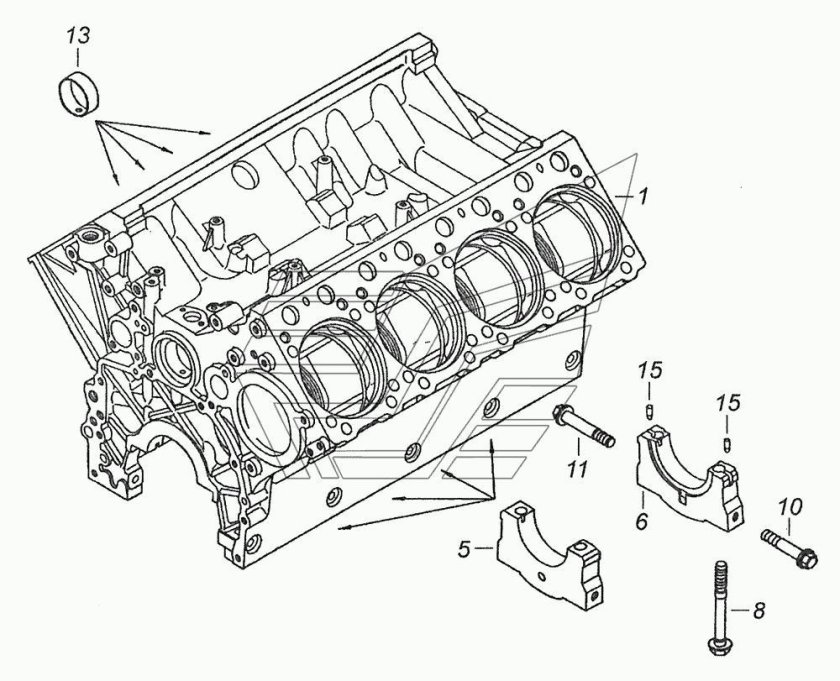 740.73-1002010 Блок цилиндров