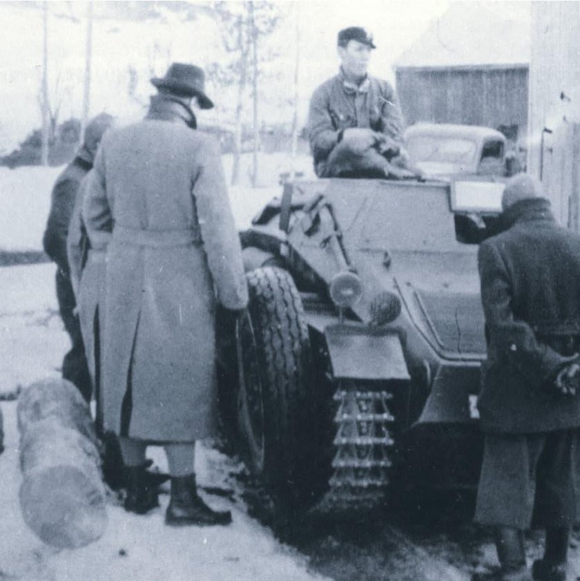 Немецкий бронетранспортер