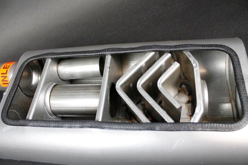Глушитель Magnaflow в разрезе