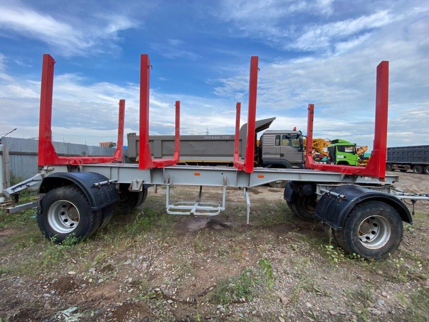 Прицеп сортиментовоз 3-х осный