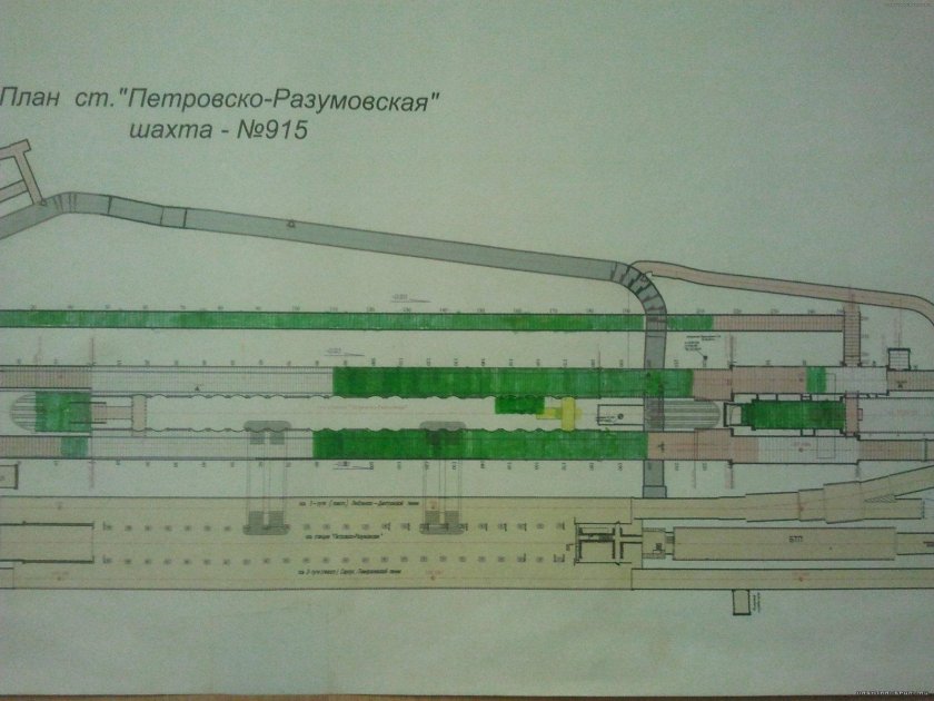 Путевое развитие станции «Петровско-Разумовская»