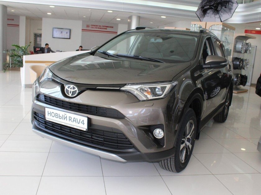 Toyota rav4 коричневый