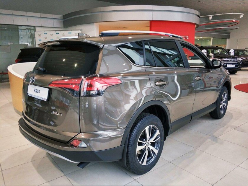Toyota rav4 коричневый
