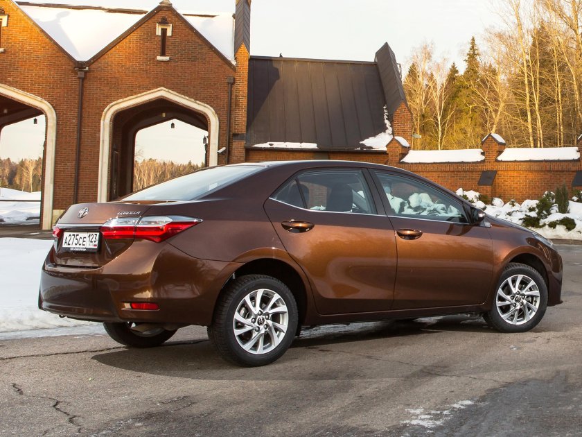 Тойота Королла 2017 коричневый