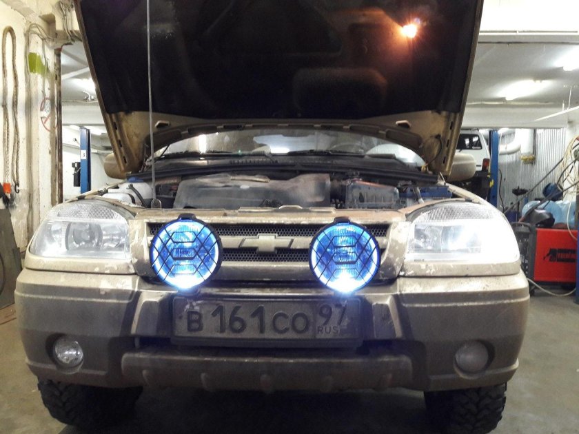 Доп свет на ниву Шевроле