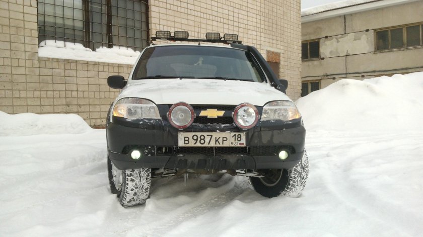 Доп свет на ниву Шевроле