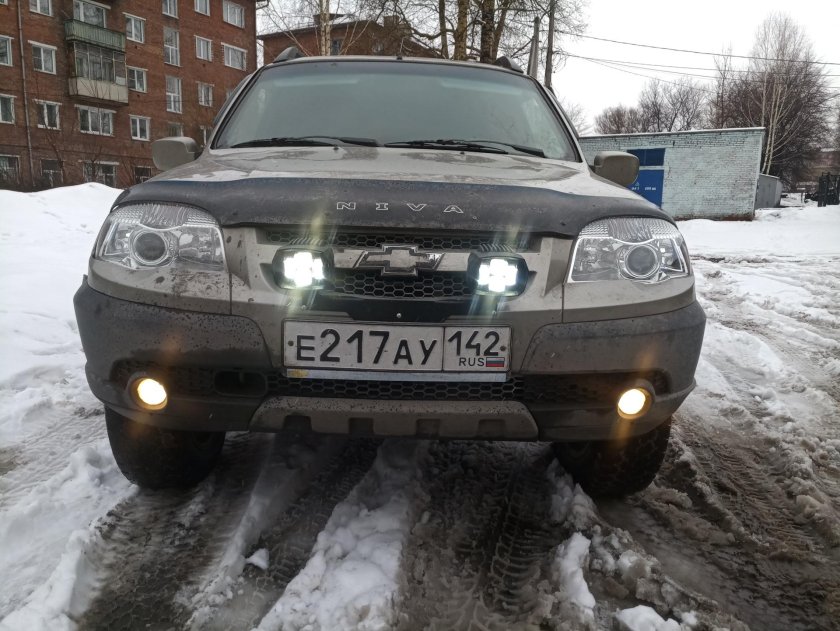Доп свет на ниву Шевроле