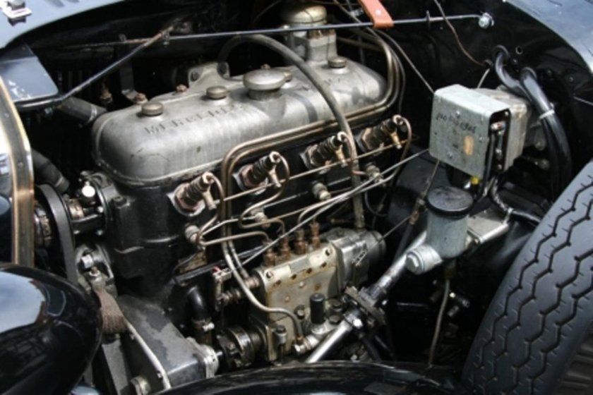 Ретро дизельный двигатель