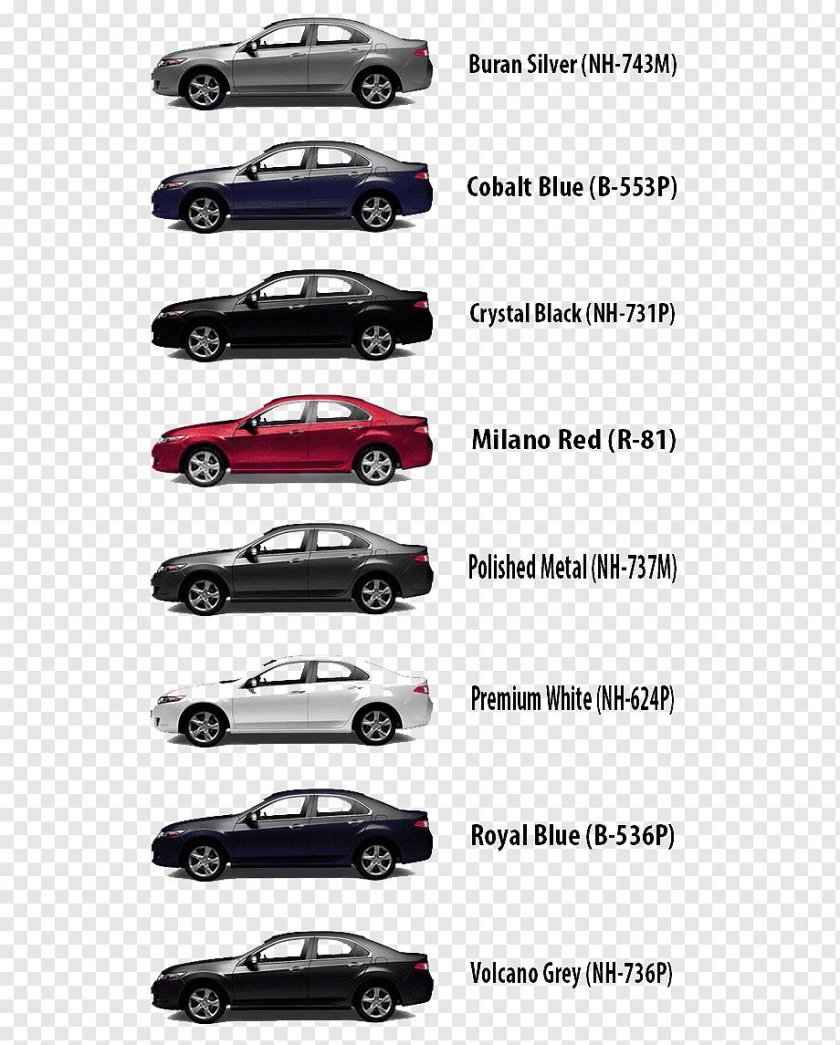 Номер краски Хонда Аккорд 8