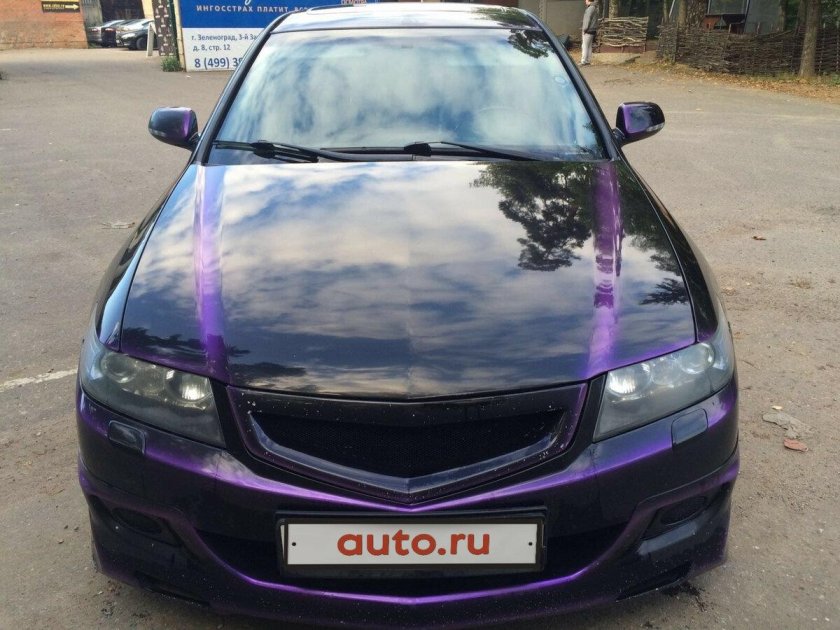 Сиреневая Хонда Аккорд