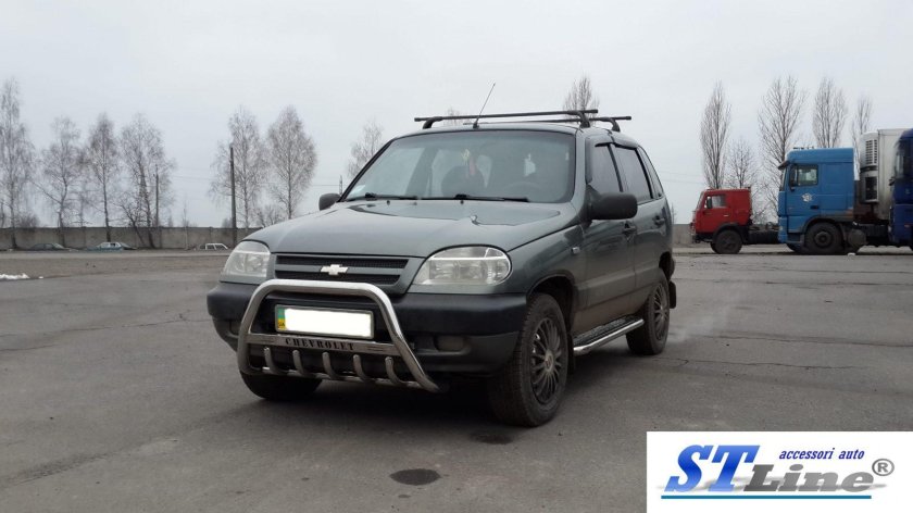 Кенгурятник на ниву Шевроле