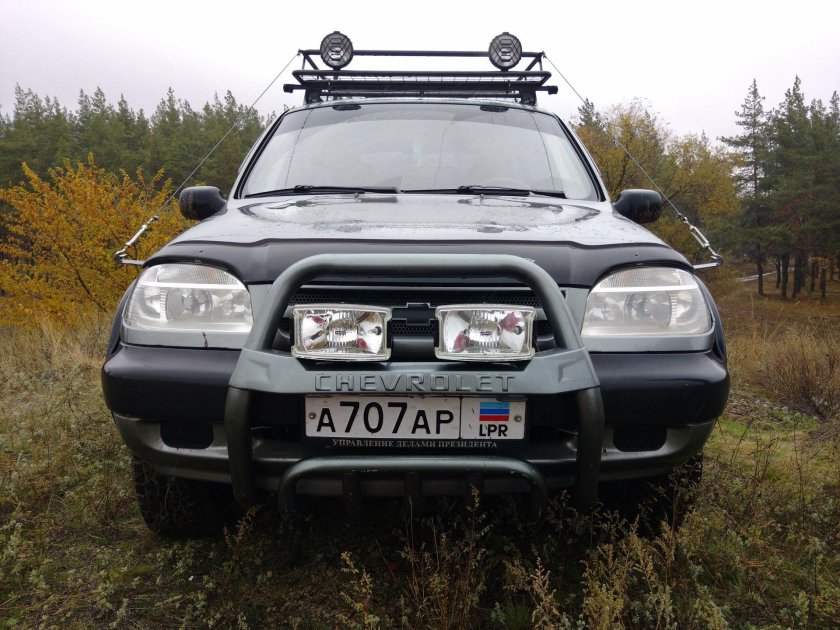 Кенгурятник на ниву Шевроле