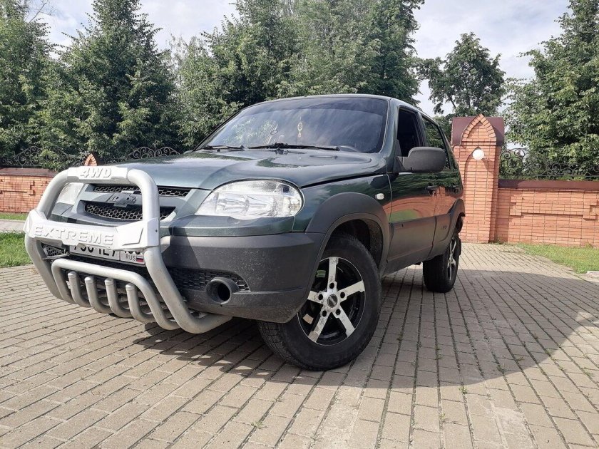 Кенгурятник на ниву Шевроле