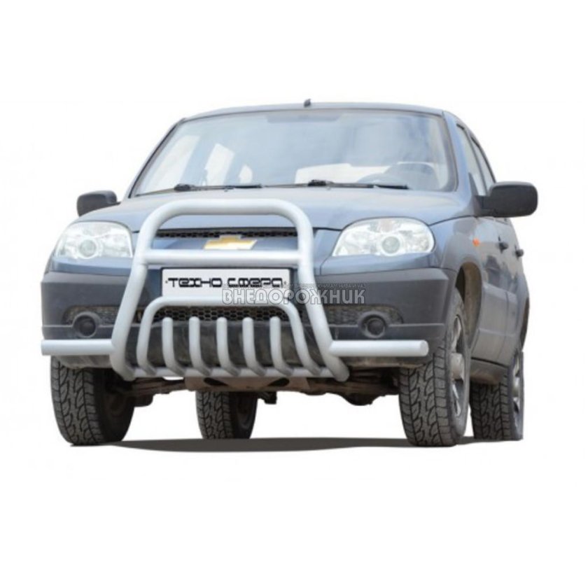 Защита переднего бампера 2123