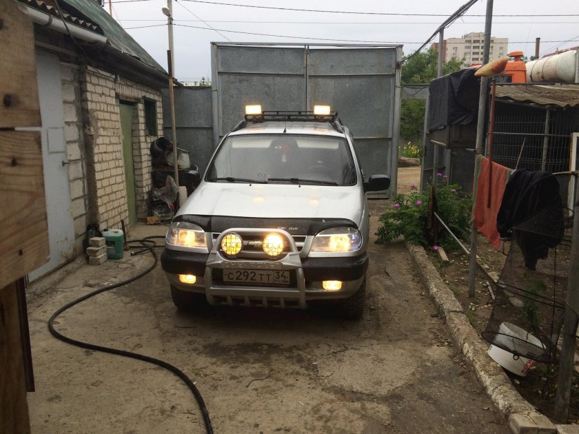 Кенгурятник на ниву Шевроле