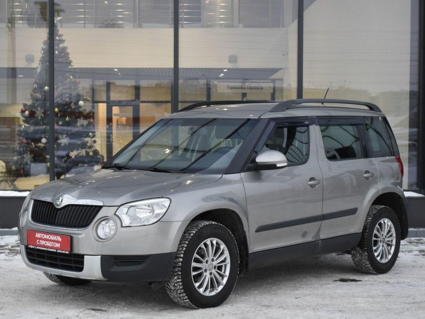 Разбитая Шкода Йети