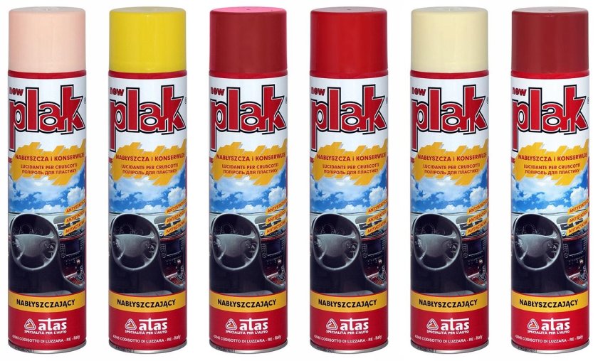 Plak полироль для пластика 750 мл