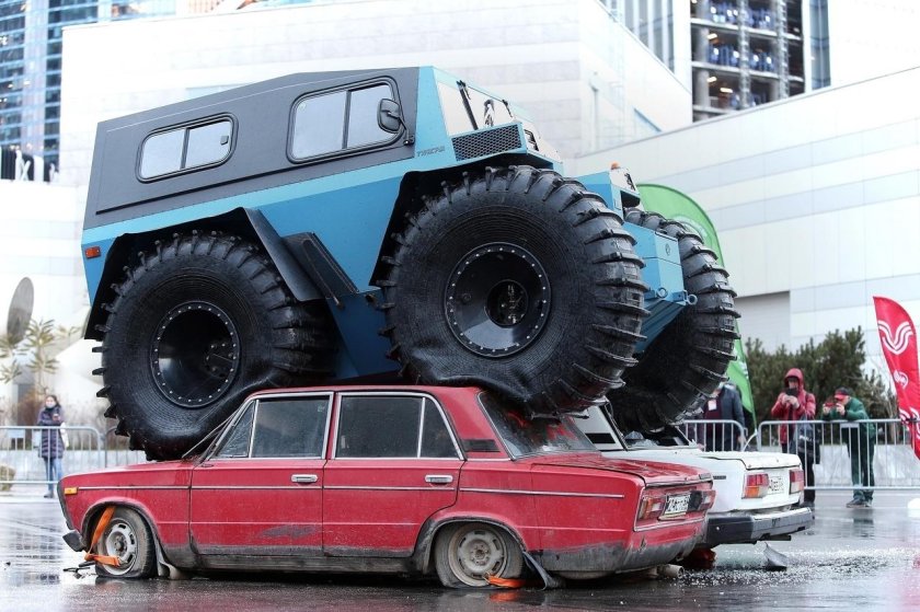 6 колесный снегоболотоход лесник север мд