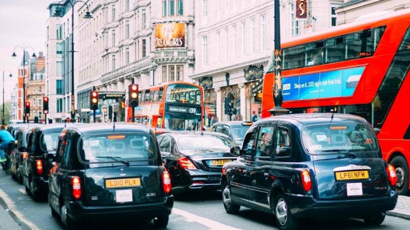 Пробки в Лондоне