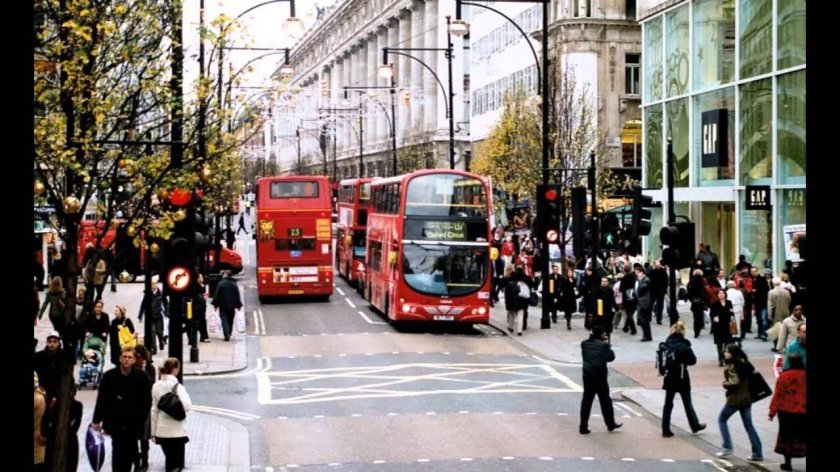 Оксфорд стрит в лондоне