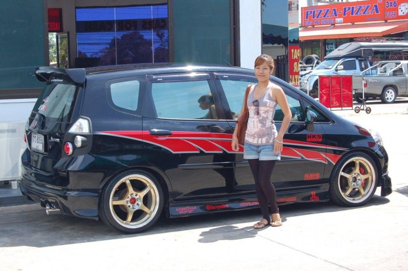 Хонда с аэрографией