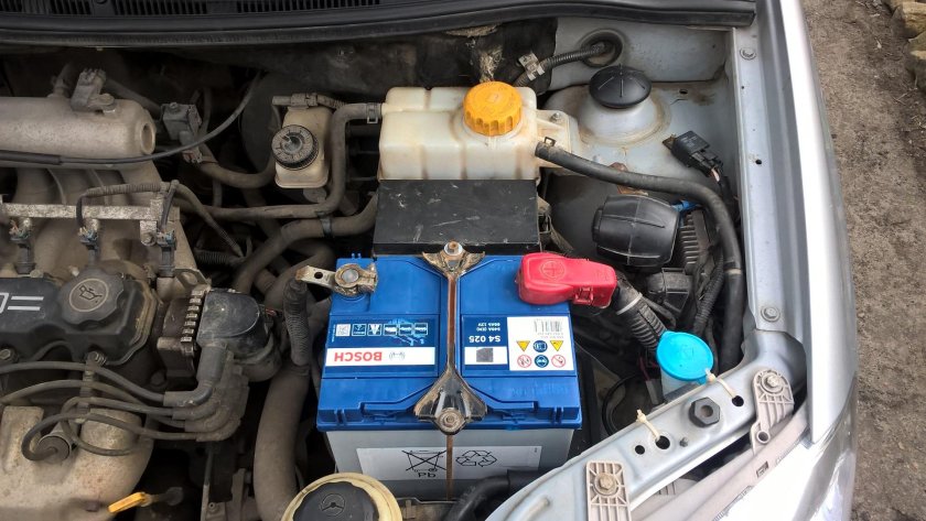 Chevrolet Aveo t250 аккумулятор