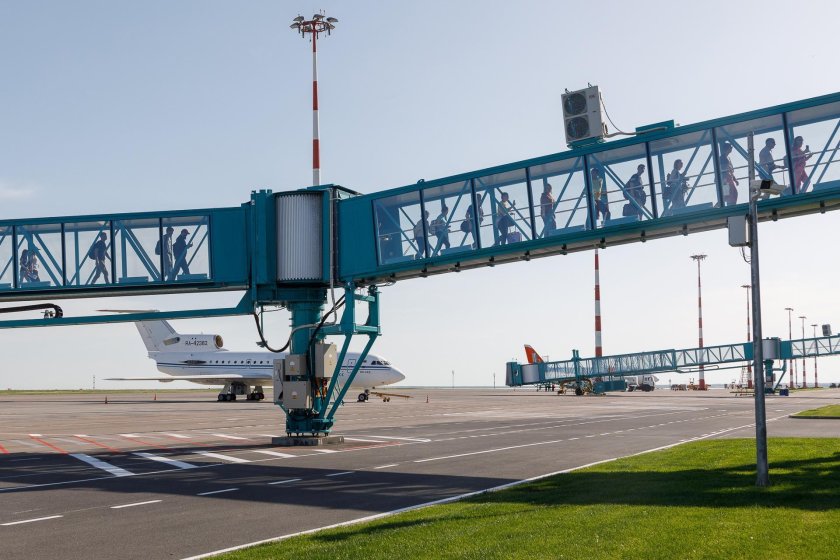 Телетрап в аэропорту Волгограда