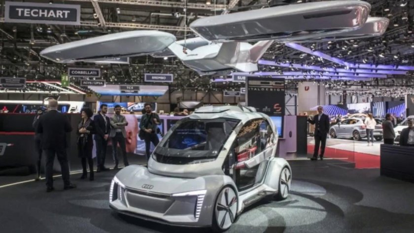 Ауди летающий автомобиль