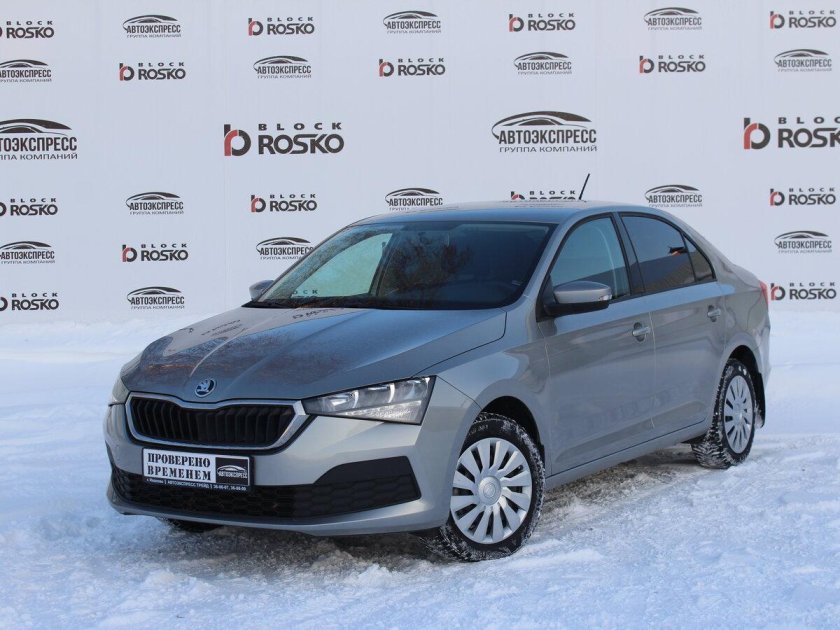 Серый Skoda Rapid II 1.6 at (110 л.с.) с пробегом